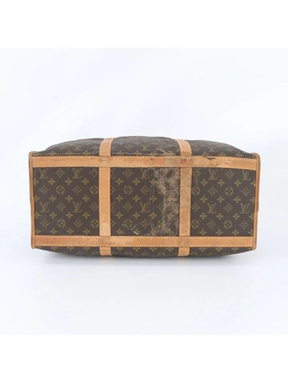 Louis Vuitton Monogram Sac Chasseur 55 Leather Boston Bag Tote Travel